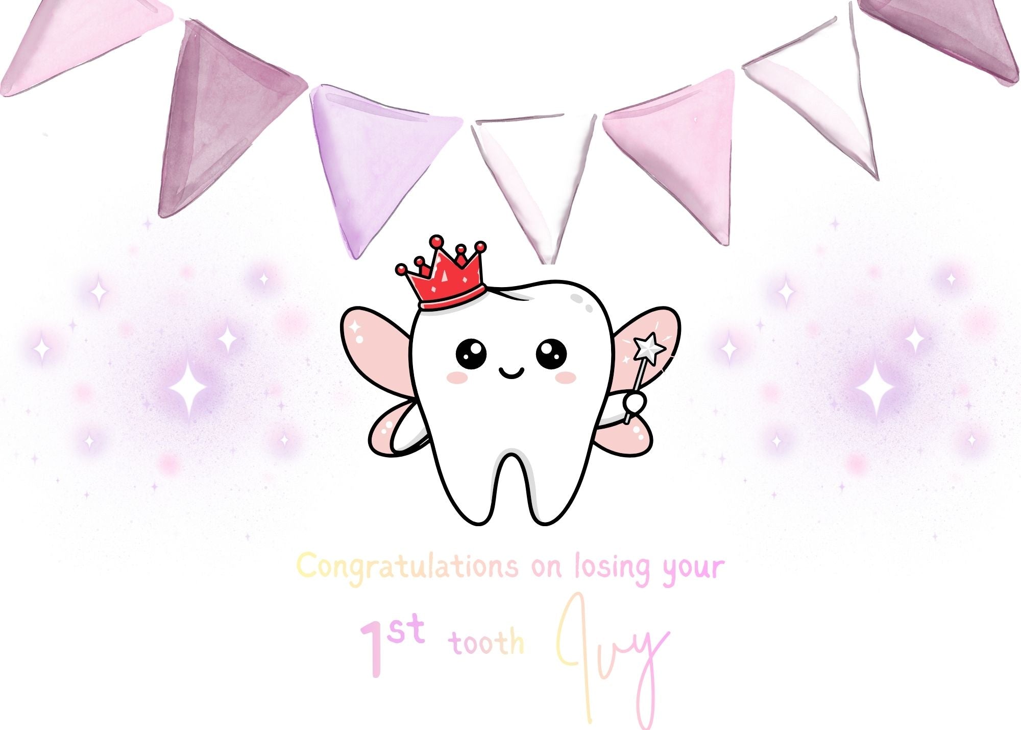 1st lost tooth card