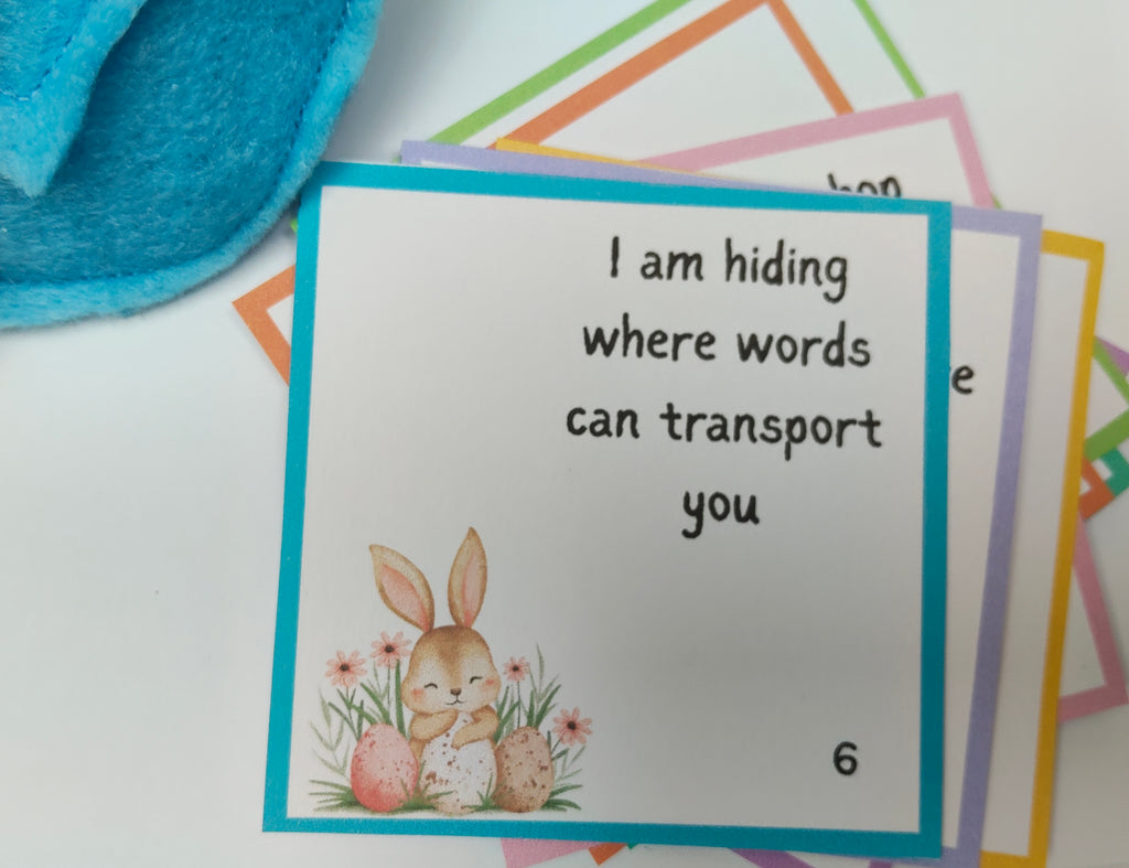 Easter scavenger hunt rabbits