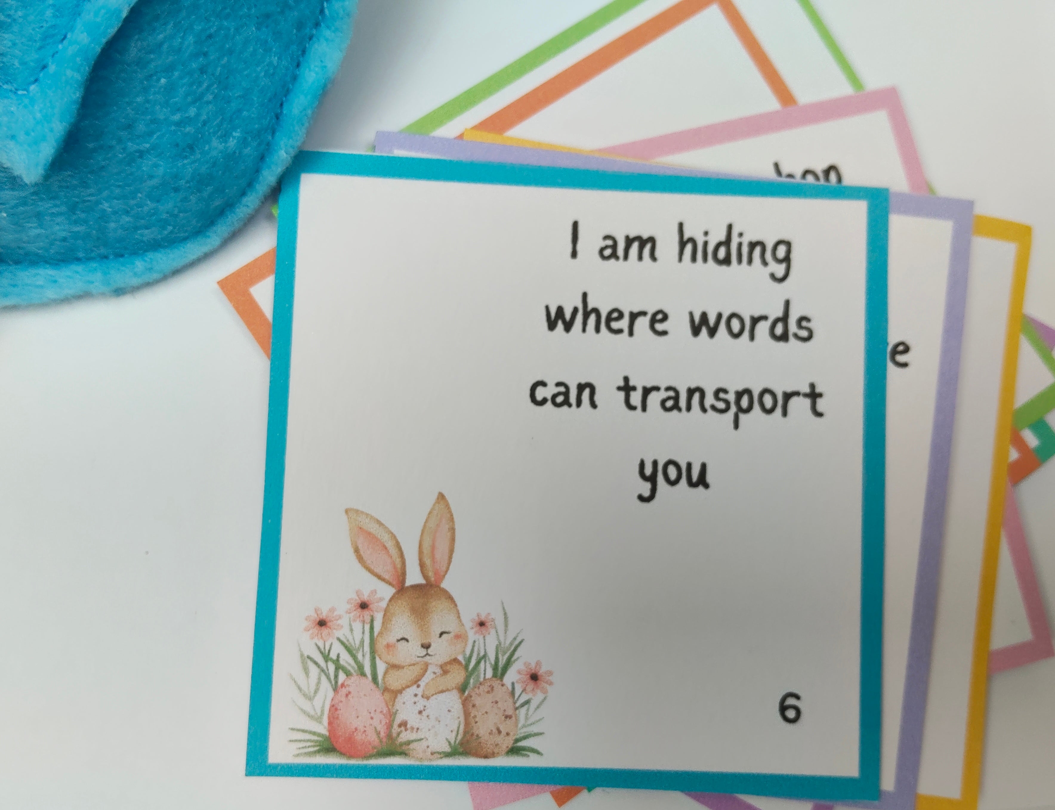 Easter scavenger hunt rabbits